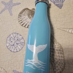Blue Stainless Steel Water Bottle